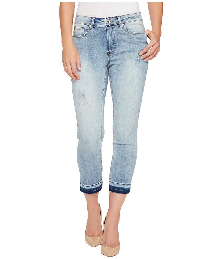 Tribal - Girlfriend Fit 26 Summer Fling Jeans In Dusty Blue