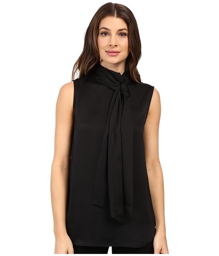 Vince Camuto - Sleeveless Bow Neck Blouse