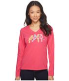 Life Is Good - Love Birds Long Sleeve Crusher Vee
