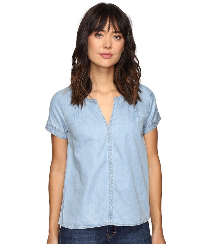 Calvin Klein Jeans - Indigo V Popover Short Sleeve Woven Shirt