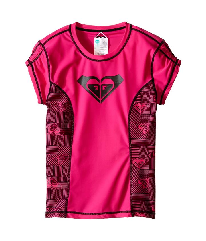Roxy Kids - Retro Sport Short Sleeve Rashguard