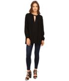 Brigitte Bailey - Eugine Keyhole Front Long Sleeve Top