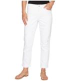 Nydj - Jessica Relaxed Boyfriend In Optic White Destructed