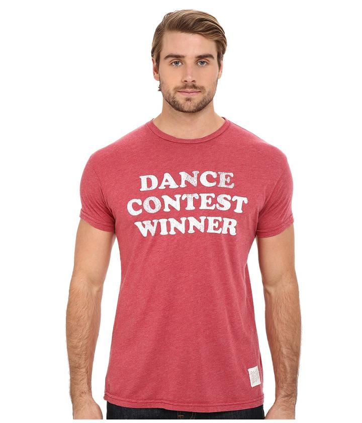 The Original Retro Brand - Heathered Short Sleeve Dance Contest Tee