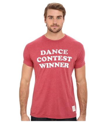 The Original Retro Brand - Heathered Short Sleeve Dance Contest Tee