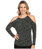 Michael Michael Kors - Braided Leather Cold Shoulder Top
