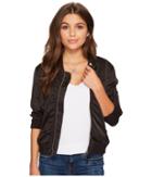 Lucky Brand - Ruched Bomber Jacket