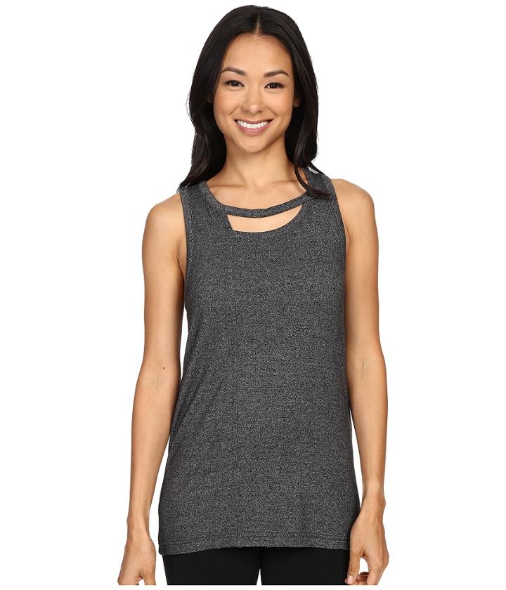 Zobha - Tank Top W/ Back Trim Detail And Double Neckline