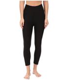 Plush - Fleece-lined Cropped Athletic Leggings With Hidden Pocket