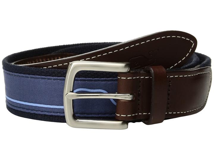 Vineyard Vines - Whaleline Match Canvas Club Belt