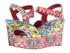 Dolce &amp; Gabbana - Carretto Patent Sandal Platform Wedge