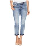 Kut From The Kloth - Petite Reese Ankle Straight Leg Jeans In Motive/medium Base Wash