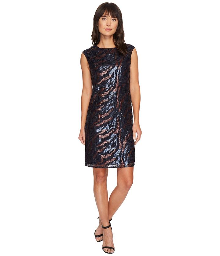 Nic+zoe - Lace Sequin Shift Dress