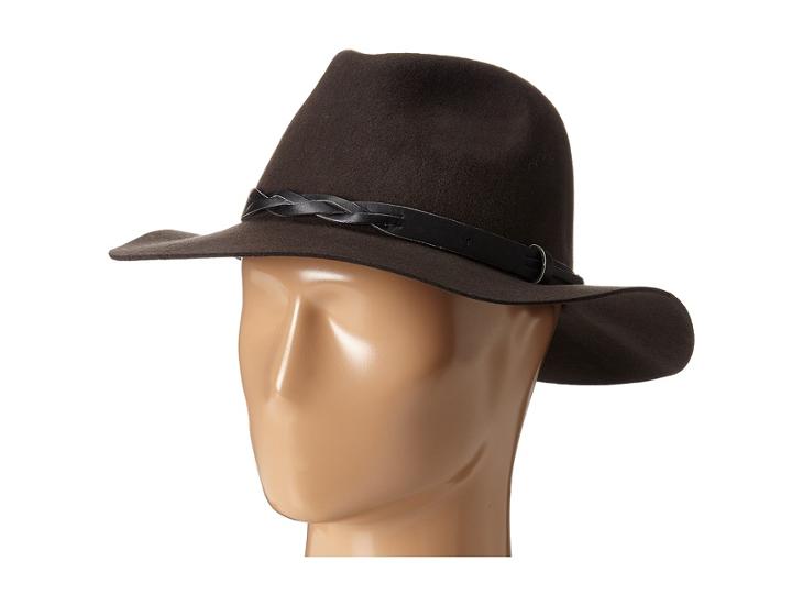San Diego Hat Company - Wfh7970 Adjustable Fedora With Woven Pu Band