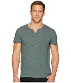 Calvin Klein Jeans - Feeder Stripe Slit Neck Tee