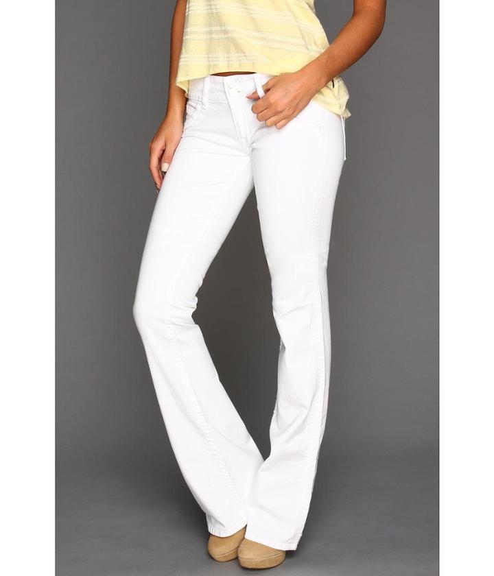 Hudson Supermodel Signature Boot 36 Inseam In White