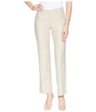 Liverpool - Emma Wide Leg In Soft Stretch Linen In Flax