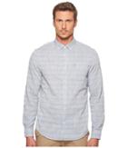 Original Penguin - Long Sleeve Yarn-dye Stripe On Slub Chambray Lawn Shirt