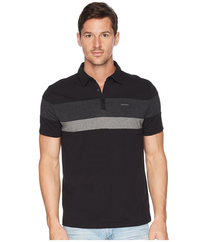 Calvin Klein - Liquid Touch Tricolor Blocked Polo