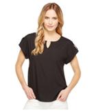 Calvin Klein - Short Sleeve Top With Bar Hardware