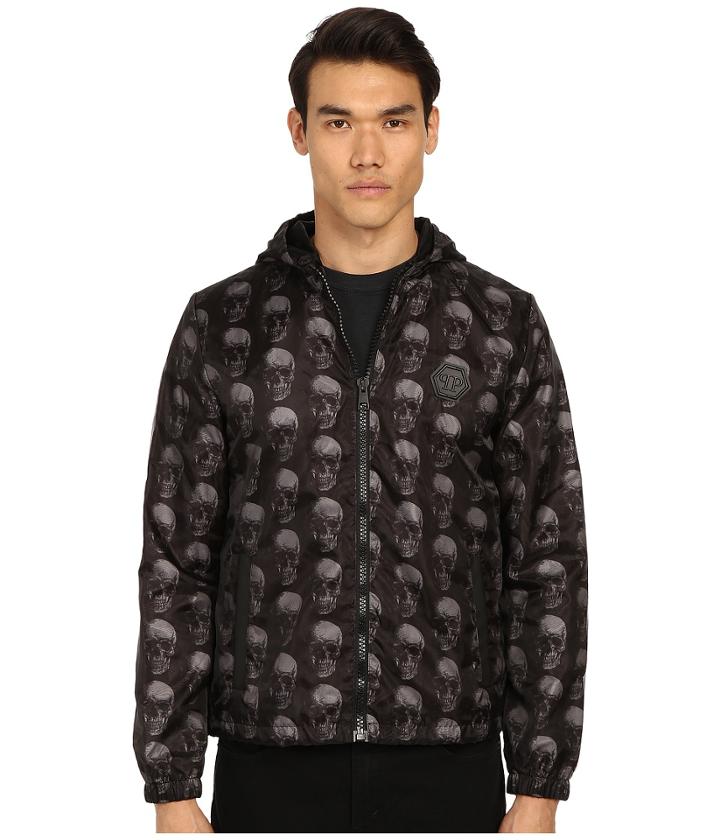 Philipp Plein - Mark Hooded All Over Skull Jacket