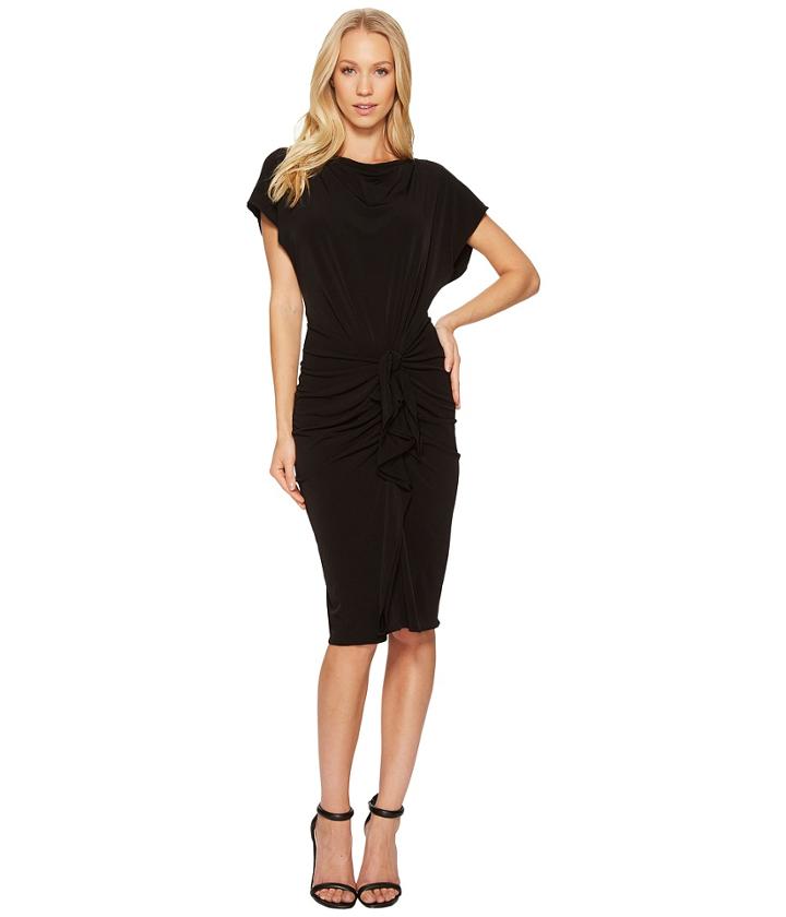 Catherine Catherine Malandrino - Boat Neck Sheath With Tie Waist