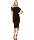 Catherine Catherine Malandrino - Boat Neck Sheath With Tie Waist
