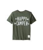 The Original Retro Brand Kids - Happy Camper Short Sleeve Heather Tee