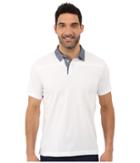 Perry Ellis - Pima Polo With Woven Collar