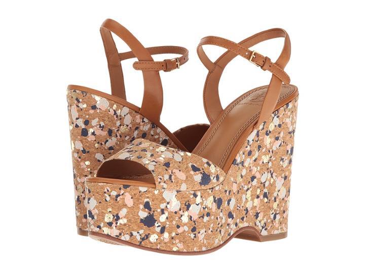 Tory Burch - Logo Heel 135mm Cork Wedge