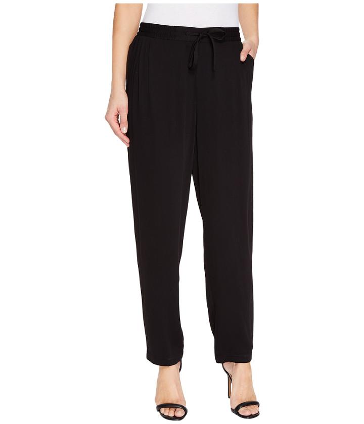 Two By Vince Camuto - Drapey Rayon Twill Drawstring Jogger Pants