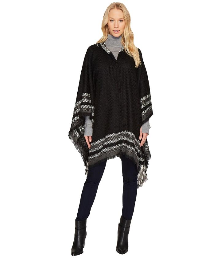 Steve Madden - Cross Roads Zip Front Hooded Topper
