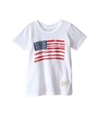 The Original Retro Brand Kids - Vintage Cotton Short Sleeve American Flag Tee