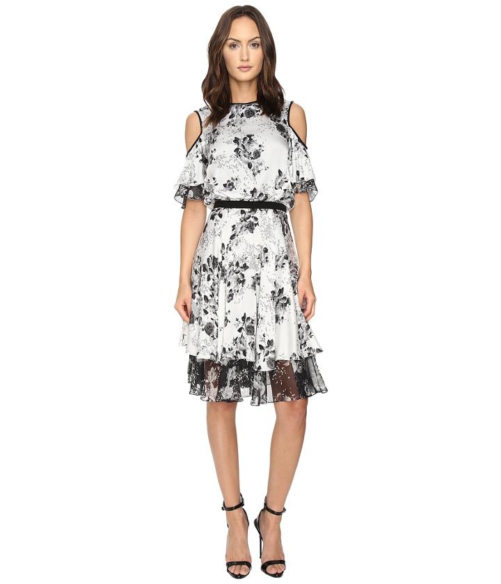 Prabal Gurung - Cold Shoulder Floral Dress