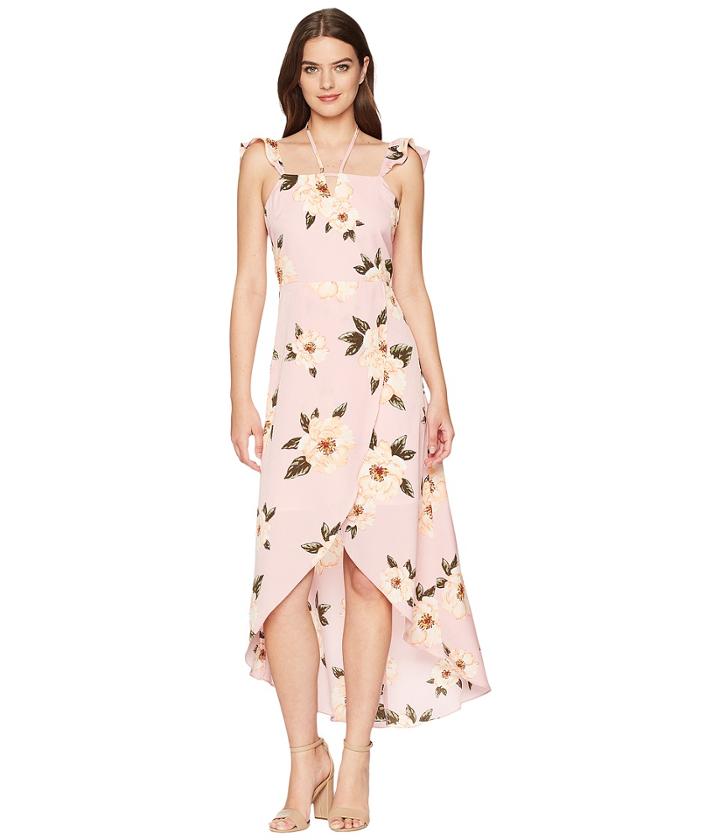 J.o.a. - Overlap High-low Maxi Dress