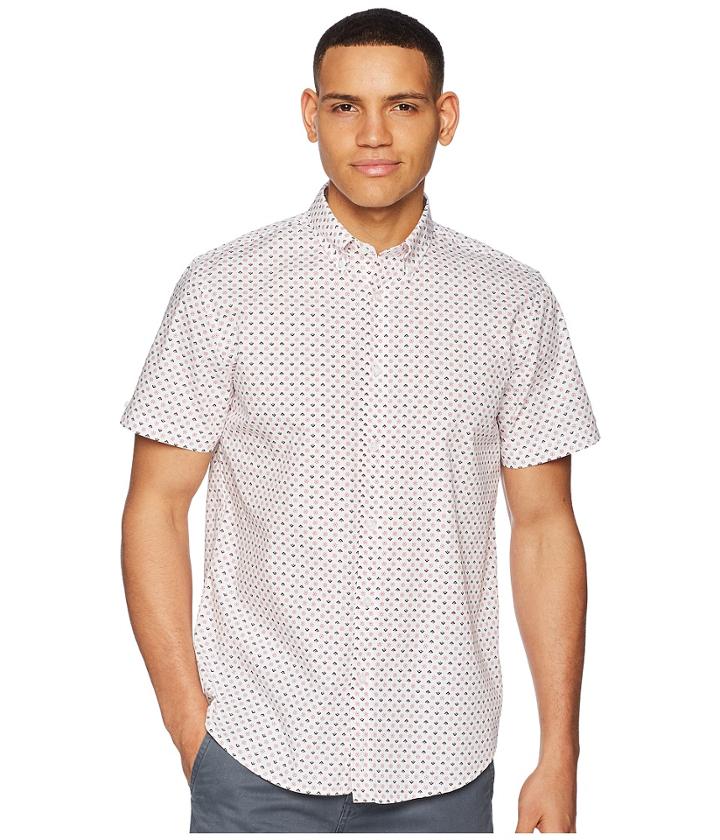 Ben Sherman - Short Sleeve Geo Floral Print Shirt