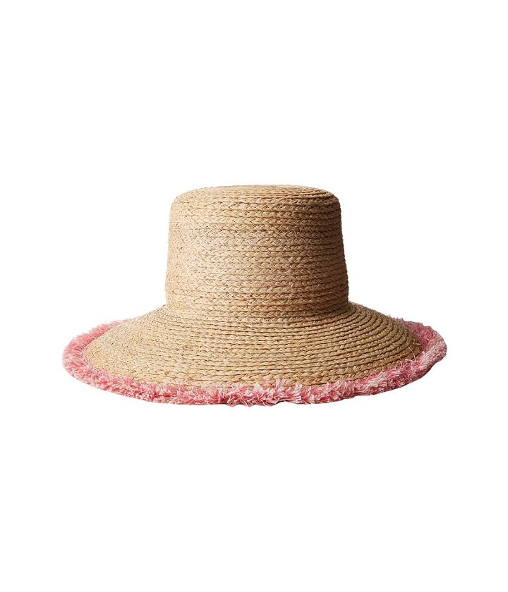Hat Attack - Raffia Braid Lampshade W/ Fringe