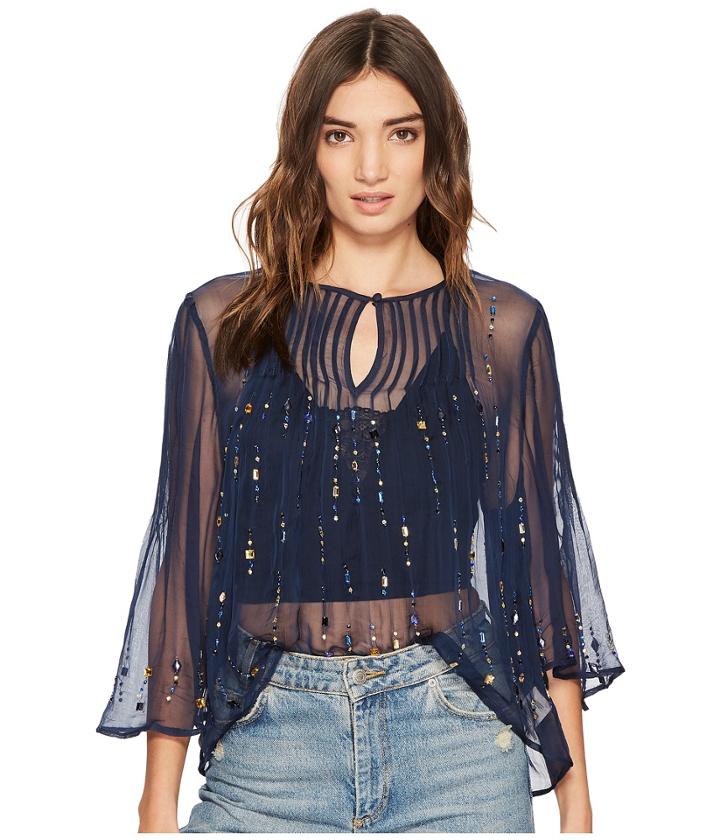 Free People - Jewel Box Embellished Top