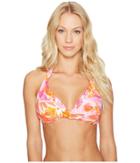 Lauren Ralph Lauren - Lush Tropical Twist Molded Halter Bra Top