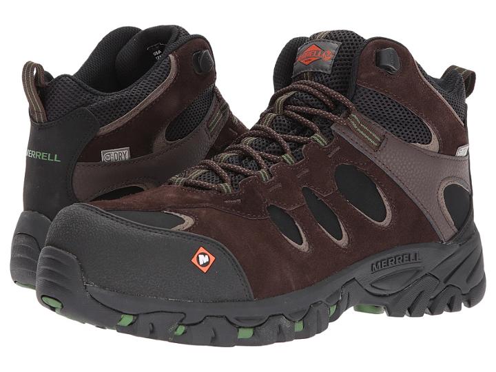 Merrell Work - Ridgepass Bolt Mid Waterproof Ct