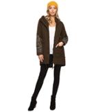 Only - Ally Embellished Long Parka