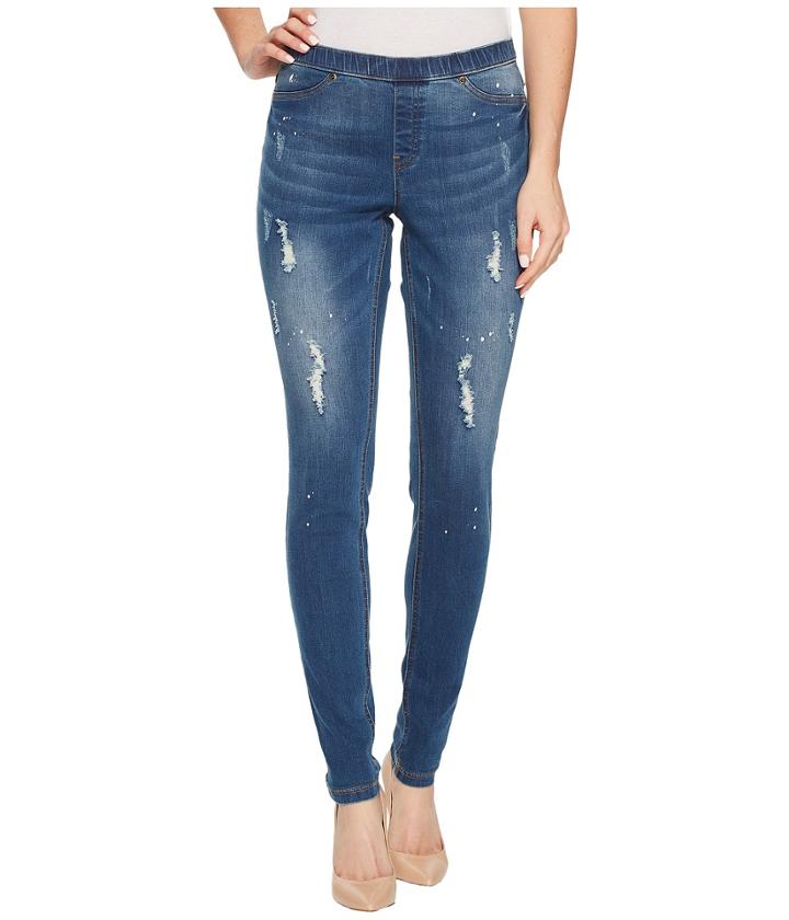 Hue - Paint Splatter Denim Leggings