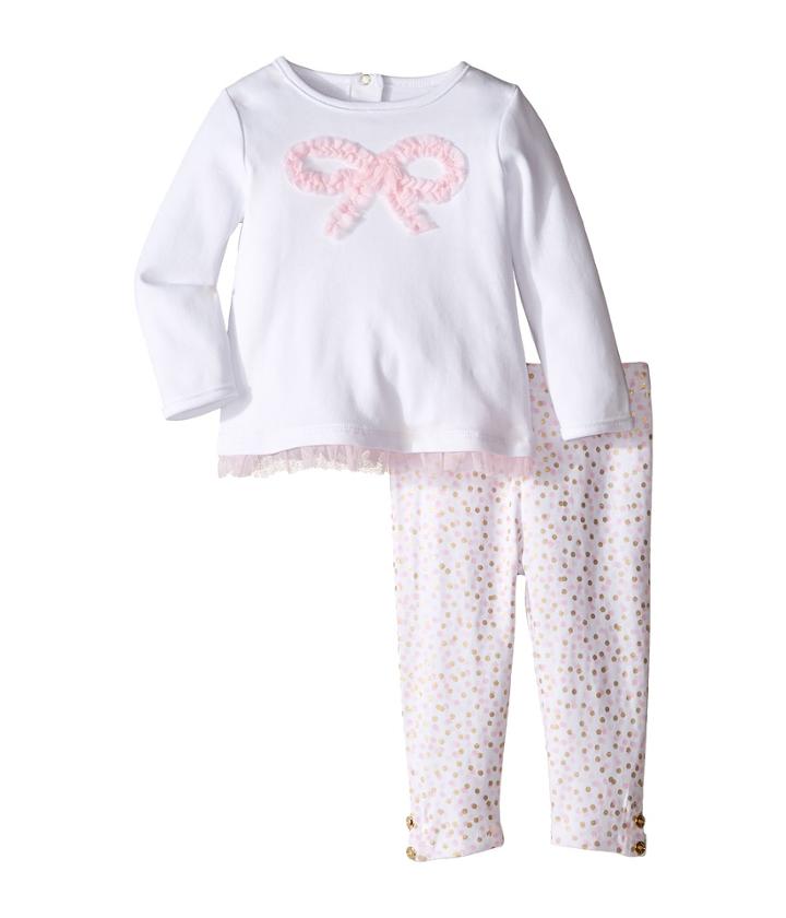 Kate Spade New York Kids - Bow Top And Leggings Set