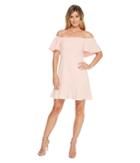 Vince Camuto - Off The Shoulder Dress With Top Ruffle And Flounce