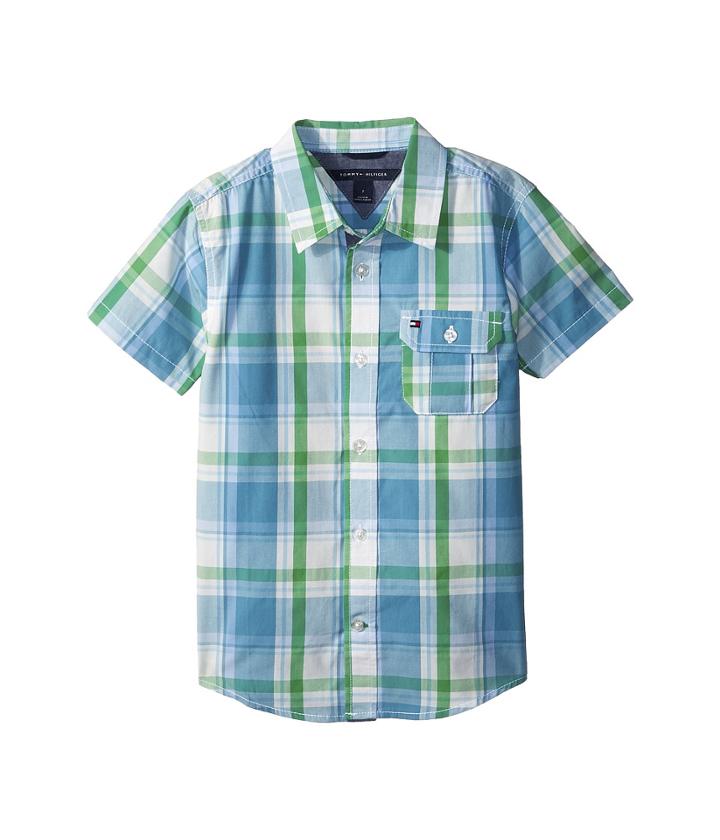 Tommy Hilfiger Kids - Short Sleeve Doug Yarn-dye Shirt