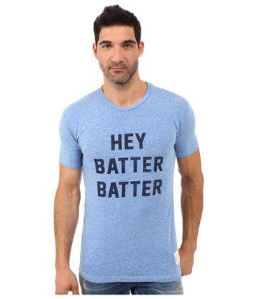 The Original Retro Brand - Hey Batter Batter Short Sleeve Tri-blend Tee