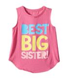 Chaser Kids - Best Big Sister Muscle Tank