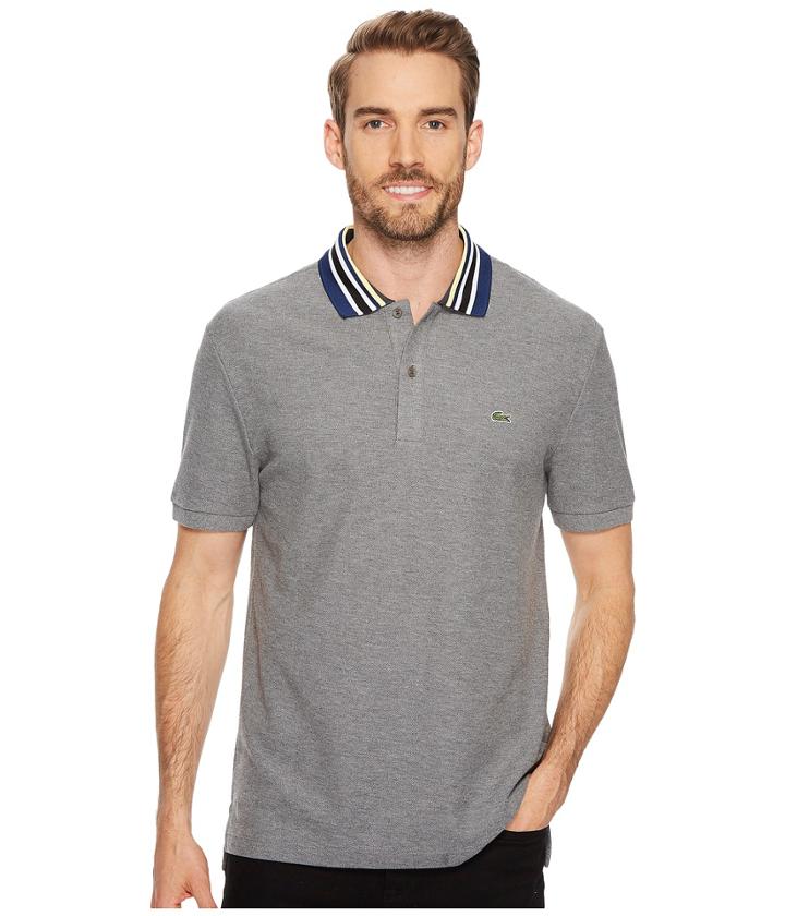 Lacoste - Short Sleeve Semi Fancy Mouline Noppe Pique Polo - Slim Fit