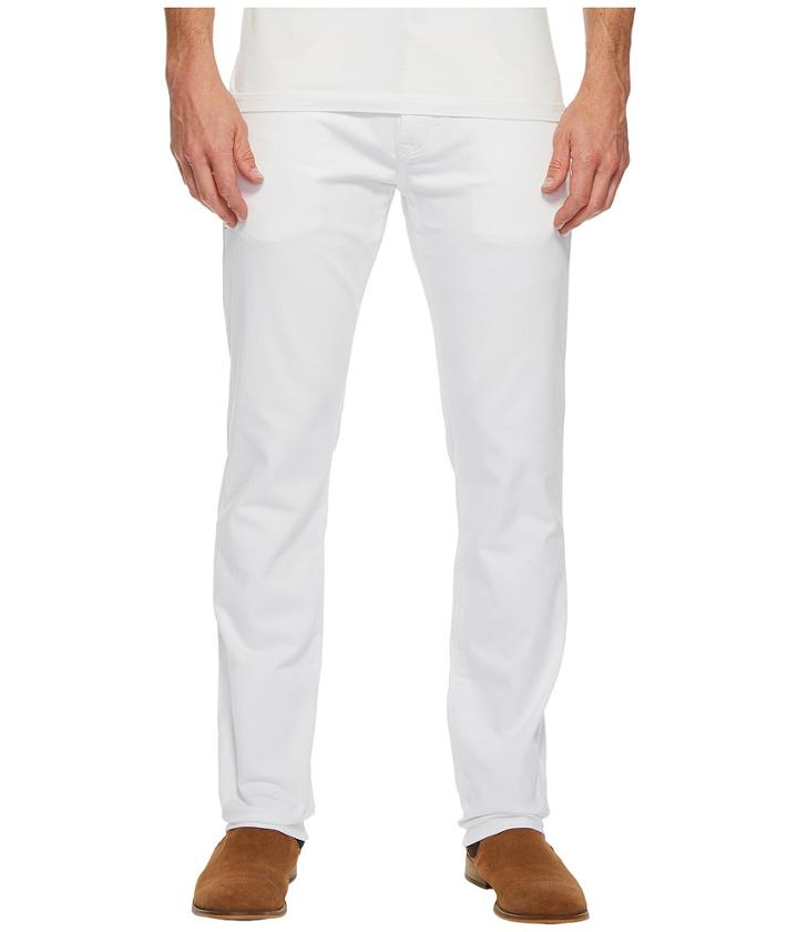 Mavi Jeans - Marcus Regular Rise Slim Straight Leg In White Williamsburg