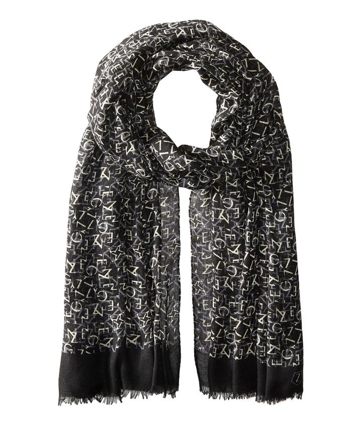 Z Zegna - Multicolor Logo Scarf